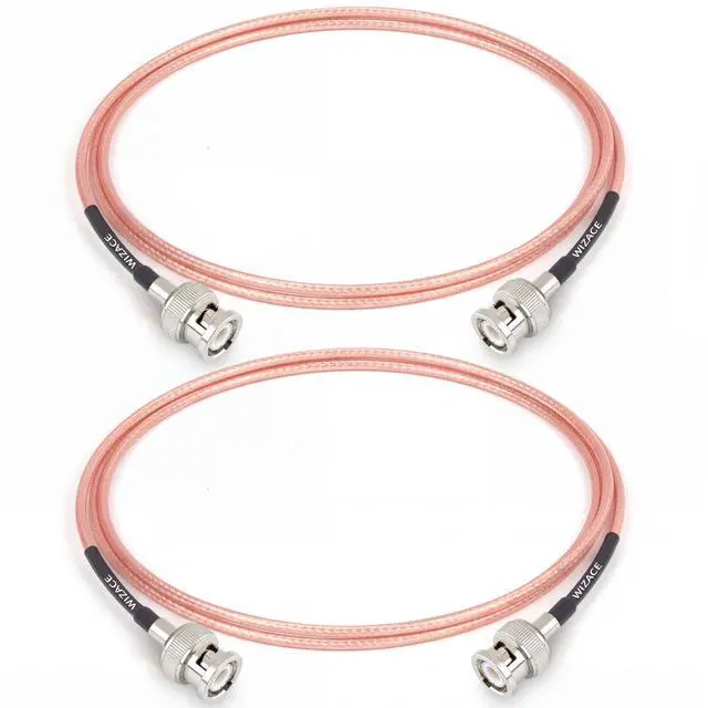 Main image of 3ft BNC Male to Male Cable 2PCS, RG316 Low Loss BNC Male to Male Extension Coax Cable for Antenna Analyzer, CB Radio, Security CCTV Camera