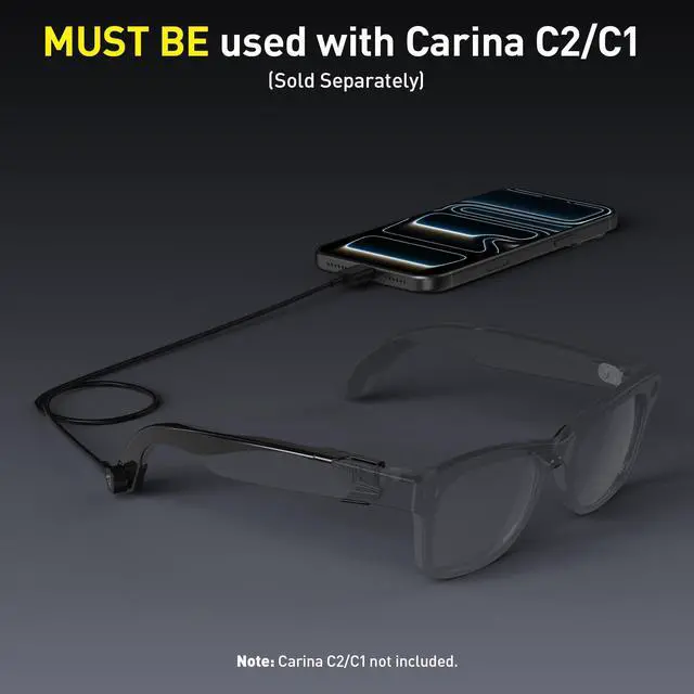 Alt view image 6 of 7 - Carina C2 Wearable Battery Pack for Wayfarer Standard+Magnetic Charging Cable 3.7 Feet