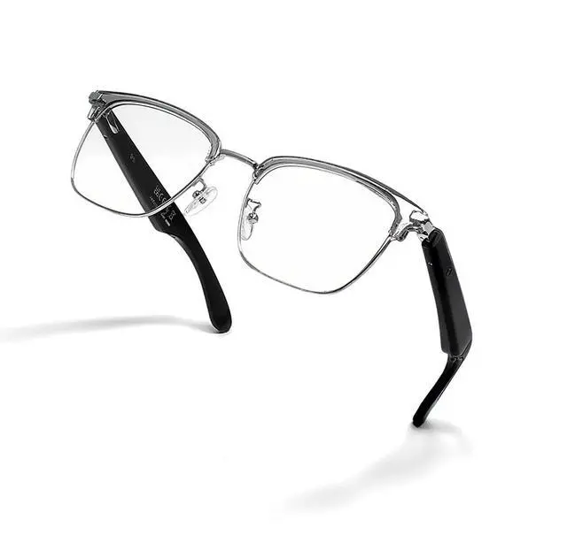 Main image of Bluetooth Blue Light Glasses for Women Men, AI Voice Assistant, Open Ear Speakers, Clear Bluelight Filtering Smart Glasses
