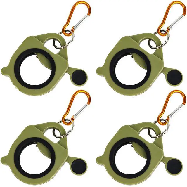 Main image of Zip Tie Holder Cable Tie Holder Heavy-Duty Colored for Tool Belt Organized Strong Efficient for Electrician Tool Storage Reusable Portable (Green 4Pack)