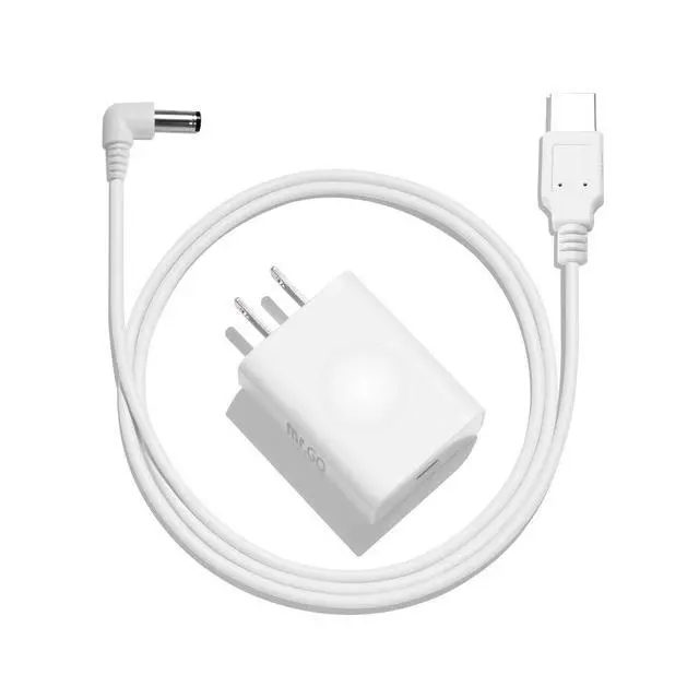 Alt view image 2 of 3 - Replacement Remote Control & Charger Pack for LED Ball & Cube Lights | 5V 1A Output, USB to Round DC Power Cord, Infrared Remote, 5 Meter Range