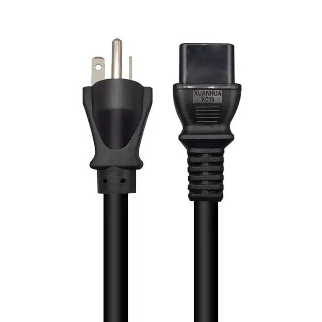 Alt view image 4 of 6 - NEMA 6-20P to IEC320 C19 Power Extension Cable, 3 Prong NEMA to C19 20A 12 AWG,Power Line with ETL Listed, for Server,PDU UPS (6-20P to C19-1.8M/5.9FT)