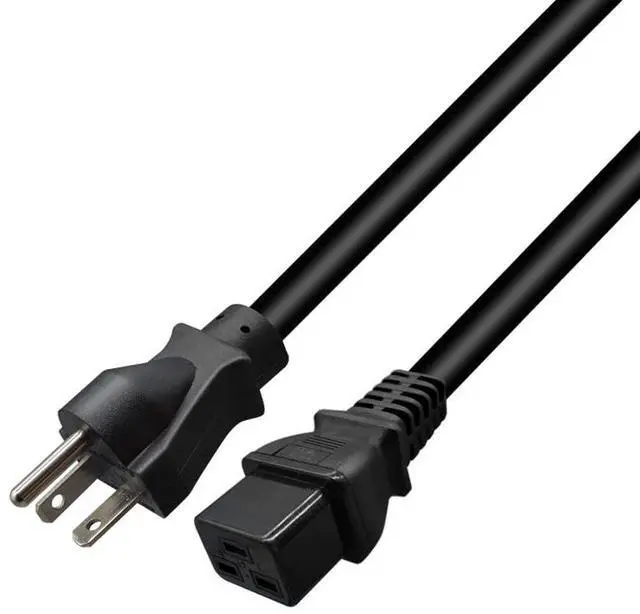 Main image of NEMA 6-20P to IEC320 C19 Power Extension Cable, 3 Prong NEMA to C19 20A 12 AWG,Power Line with ETL Listed, for Server,PDU UPS (6-20P to C19-1.8M/5.9FT)