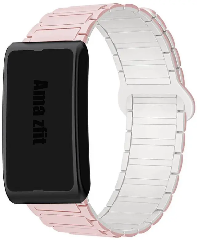 Main image of Compatible for Amazfit Helio Bands, Quick Release Silicone Sport Strap Watchband Compatible for Amazfit Helio Fitness Tracker Wristband