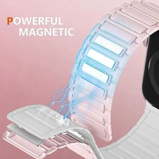 Alt view image 2 of 6 - Compatible for Amazfit Helio Bands, Quick Release Silicone Sport Strap Watchband Compatible for Amazfit Helio Fitness Tracker Wristband