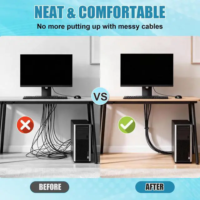 Alt view image 4 of 7 - magnetic zip tie mount Magnetic Zip Ties Mount Base Holder with 100 Pcs Cable Zip Ties, Strong Magnet Wire Holder, Cable Management Clips for Electrical Wiring Home Office Outdoors Organization