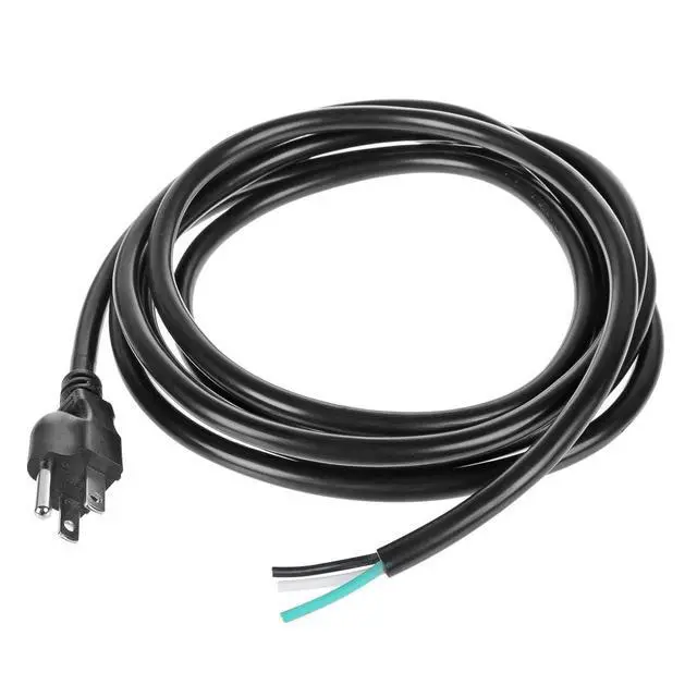 Alt view image 6 of 7 - 10ft 16 Gauge 3 Prong Heavy Duty Replacement Power Supply Cord Cable 110V 115V 120V Pigtail for Universal AC Appliance, NEMA 5-15P Plug US SJT 16AWG (13A) (16AWG)