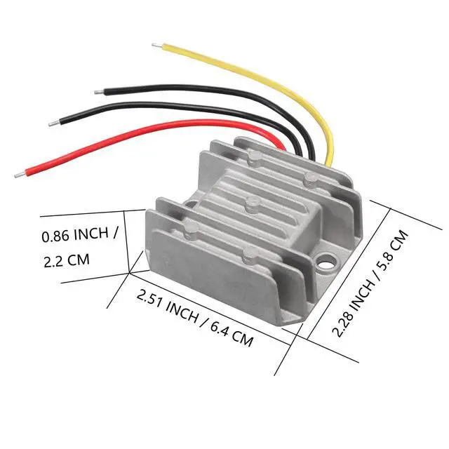 Alt view image 3 of 7 - DC-DC Converter 12V Step Up to 24V Boost Voltage Transformer (3A 72W)
