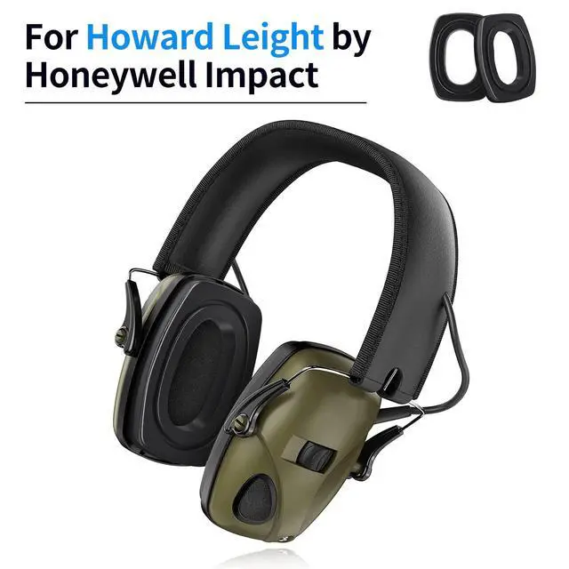 Alt view image 2 of 7 - Gel Ear Pads Cushions for Howard Leight by Honeywell Earmuff, Impact Sport, Pro, Sync, Leightning and Professional Model Replacement Gel Cups, Ear Pads