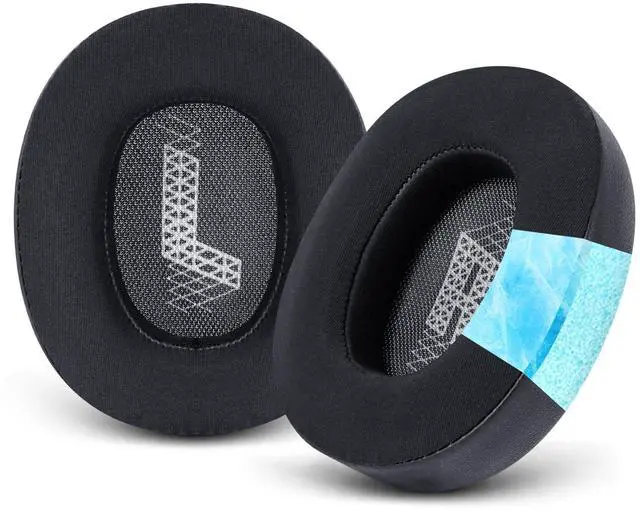Main image of GVOEARS Cooling Gel Replacement Ear Pads for JBL Live 650/660BTNC E65BTNC Headphone, Ear Pads with Memory Foam and Breathable ICE Silk Fabric (Black)