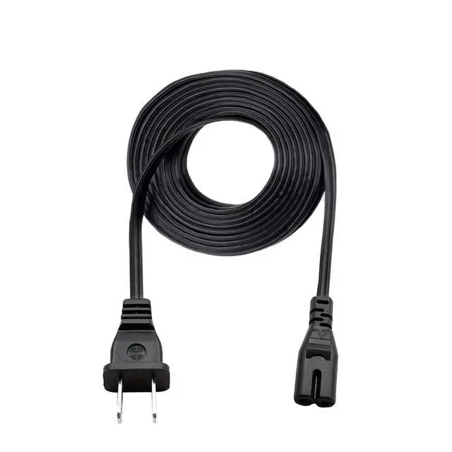 Alt view image 2 of 6 - 2 Prong Power Cord Replacement for Bell + Howell Super Bright Light Bar 8Ft IEC C7 Power Cord AC Cable