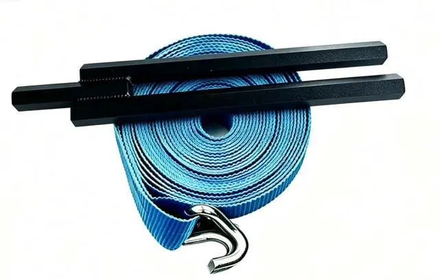 Main image of Strap Winder for 1/4 Inch Impact Driver - Aluminum Alloy Ratchet Belt Roller Organizer, Drill Attachment for Cargo Tie Down Straps up to 2 Inch Wide