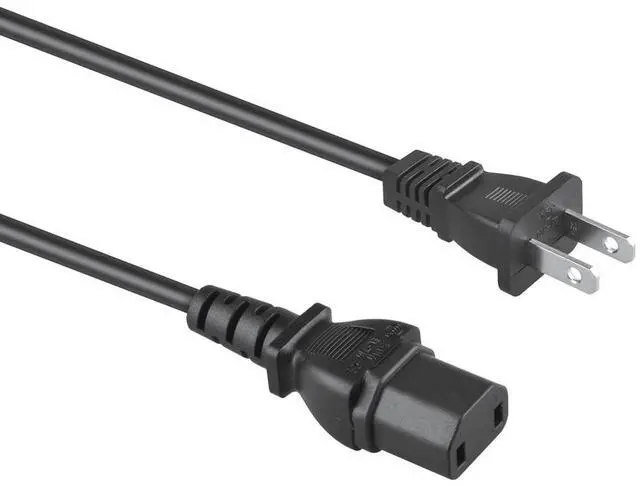 Main image of 2 Prong UL Listed 6.6FT Long Cable AC Power Cord Replacement for Sony KDL-40VL160 KDL-40W4100 Bravia TV LED Cable Lead