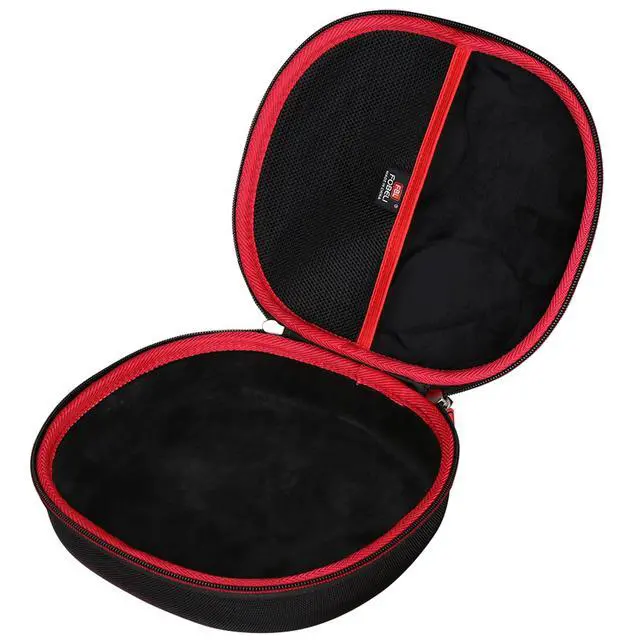 Alt view image 4 of 7 - Hard Headphone Storage Case for Silensys E7 / PurelySound E7 / MOVSSOU E7 / COWIN E7 / Tapela E7 / Audonia E7 Active Noise Cancelling Bluetooth Headphones (Case Only) (Red)