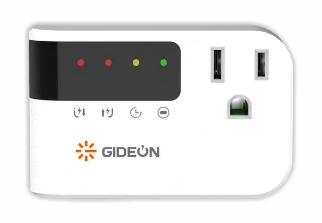 Main image of Single Outlet Surge Protector with LED Display, 900J Mini Voltage Protector for Refrigerator, TV, PC & Home Appliances, 120V 15A 1800W, Over & Under Voltage Protection