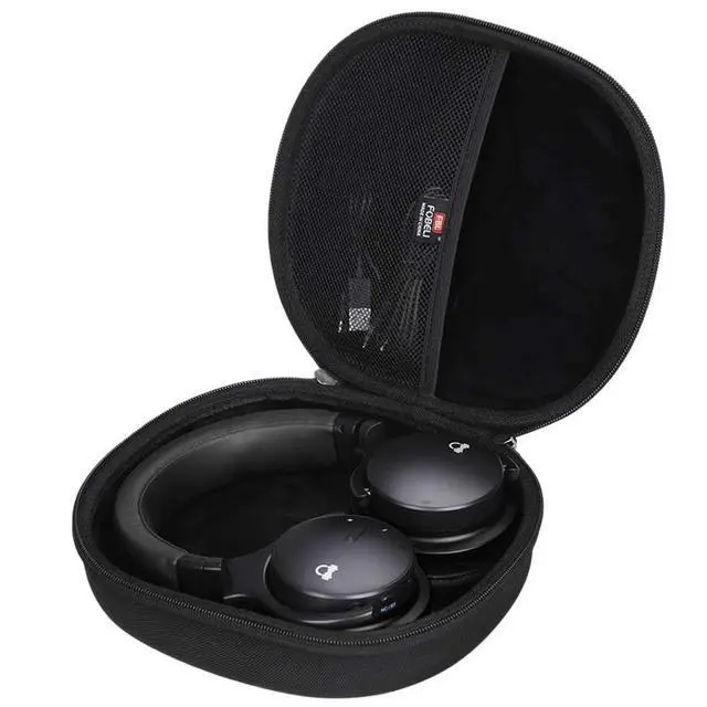 Alt view image 2 of 7 - Hard Headphone Storage Case for Silensys E7 / PurelySound E7 / MOVSSOU E7 / COWIN E7 / Tapela E7 / Audonia E7 Active Noise Cancelling Bluetooth Headphones (Case Only) (Black)