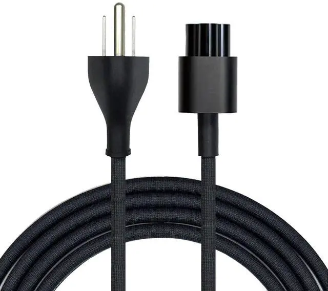 Main image of A3389 A3143 A2901 A2615 A1999 AC Power Cord Cable for Mac Studio M1/M2/M4 & Pro Display XDR 32" 923-07008,661-26399,677-24538 (Authentic/Black/Woven/Braided) English (US) Power Cord