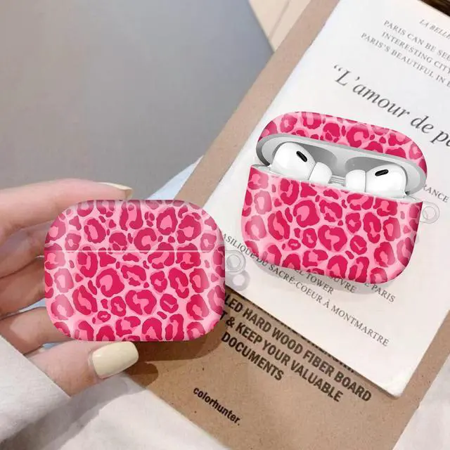 Alt view image 5 of 6 - Compatiable for AirPod Pro 2nd/1st Generation Case,Lightweight & Durable Resistant Hard Case with Keychain,Stylish Design AirPod Case Cover for Women(Pink Spot)