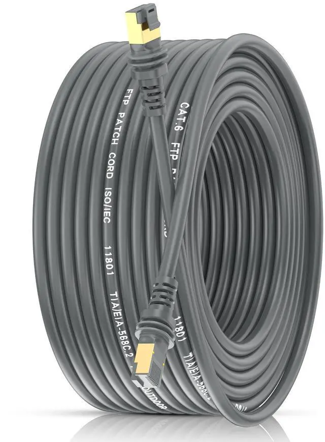 Main image of 150FT Starlink Cable for Starlink Standard 4/ 4X/ Gen3/ V4/ V5 | 150FT/ 46M Replacement Extension 26AWG Cable Waterproof Starlink Standard V3 (150FT), Grey