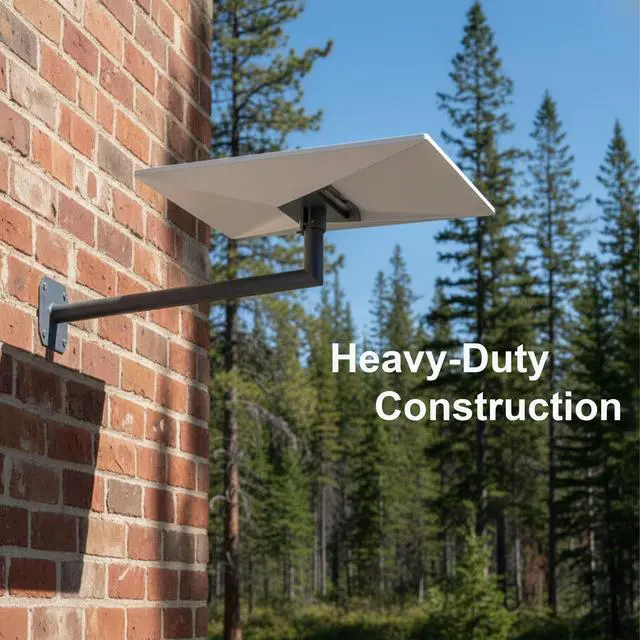 Alt view image 6 of 6 - Starlink Wall Mount,Gen 3 Heavy Duty Long Wall Mount with Adapter | Heavy Duty Steel, Compatible with Starlink Standard Gen3/V4 Dish, High-Wind Stable, Weatherproof
