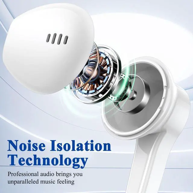 Alt view image 2 of 7 - USB C Earbuds Wired C Plug Headphone 90°Right Angle Earphones White | Cord Headphones with Microphone Volume Control for iPhone 17 16 15 Pro for Google Pixel 10 9 Pro for Samsung S26 Ultra S25