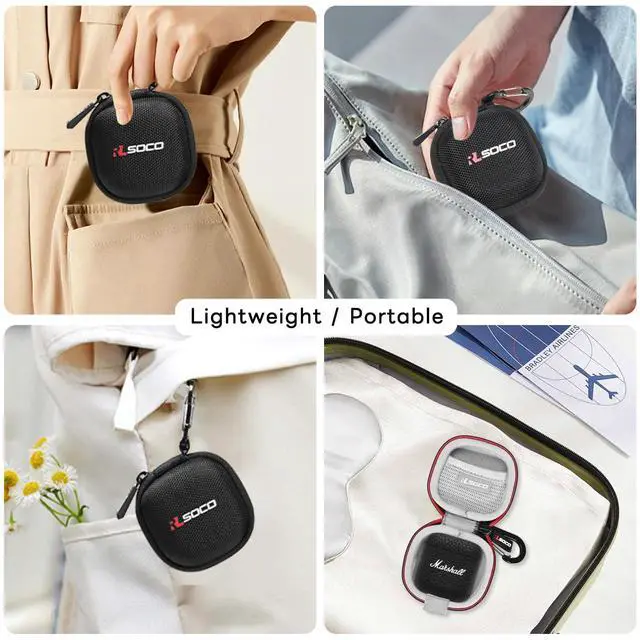 Alt view image 6 of 7 - Carrying Case for Marshall Minor IV True Wireless Headphone (Case Only)