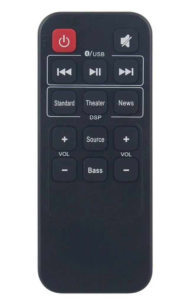 Alt view image 5 of 7 - RMT-HSB318 Replacd Remote Control fit for Insignia NS-HSB318 Soundbar | Home Theater Speaker