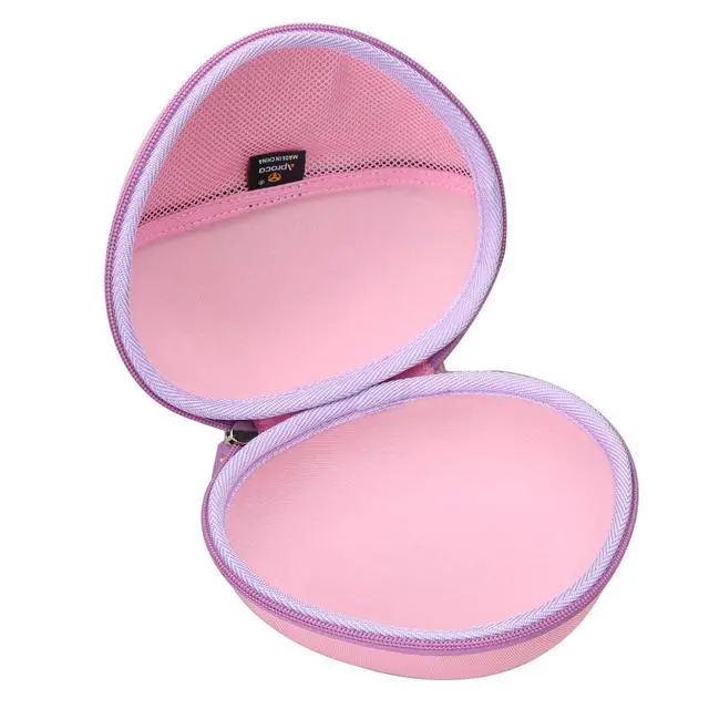 Alt view image 2 of 7 - Pink Hard Storage Protective Case, for iClever BTH20 / Clever BTH18 Kids Bluetooth Headphones and Accessories