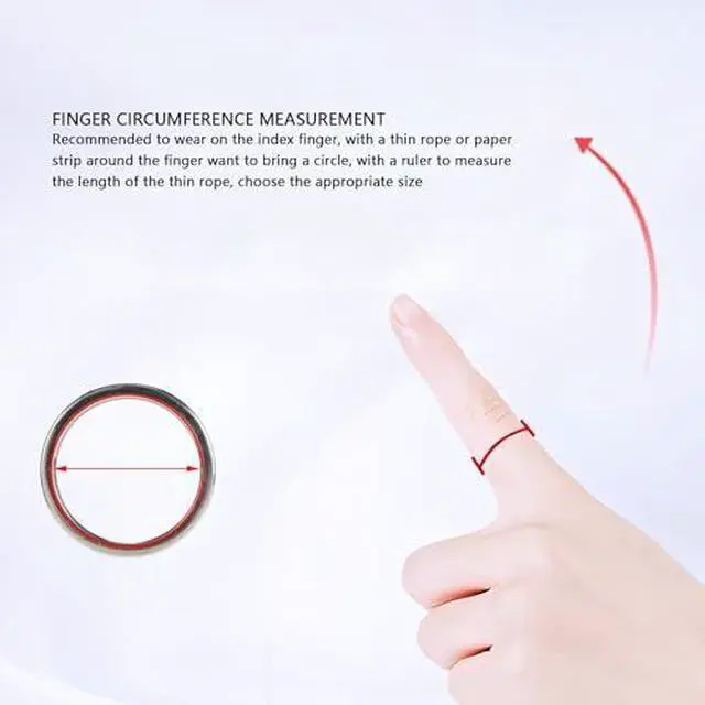 Alt view image 7 of 7 - Smart Ring, Fingertip Bluetooth Remote Control, Remote Control APP Page Turner, Scrolling Rings Rechargeable Camera Remote for Phones Tablets (Size 22, 75mm /