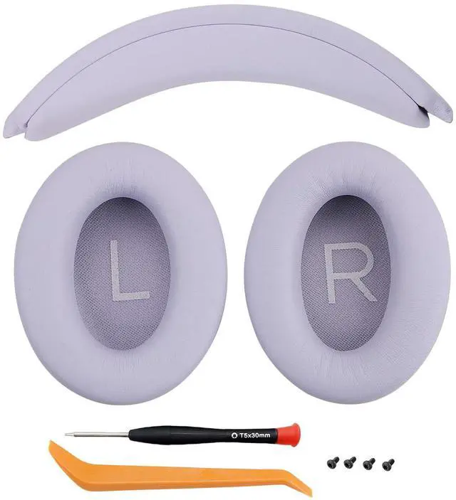 Main image of Ear Cushions and Headband Cushion Foam for Bose QuietComfort 45 (QC45) Headphones Accessories Easy to Install 45 (45-Purple)