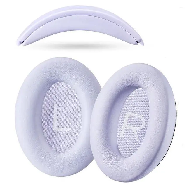 Alt view image 4 of 6 - Ear Cushions and Headband Cushion Foam for Bose QuietComfort 45 (QC45) Headphones Accessories Easy to Install 45 (45-Purple)