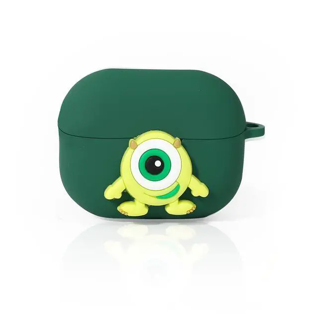 Alt view image 2 of 3 - Case for Samsung Galaxy Buds 3 and for Galaxy Buds 3 Pro Earbuds with Doll and Carabiner, Silicone Charging Shockproof Protective Cover with Cartoon Skin Design for Man Woman Teen (MrQ)