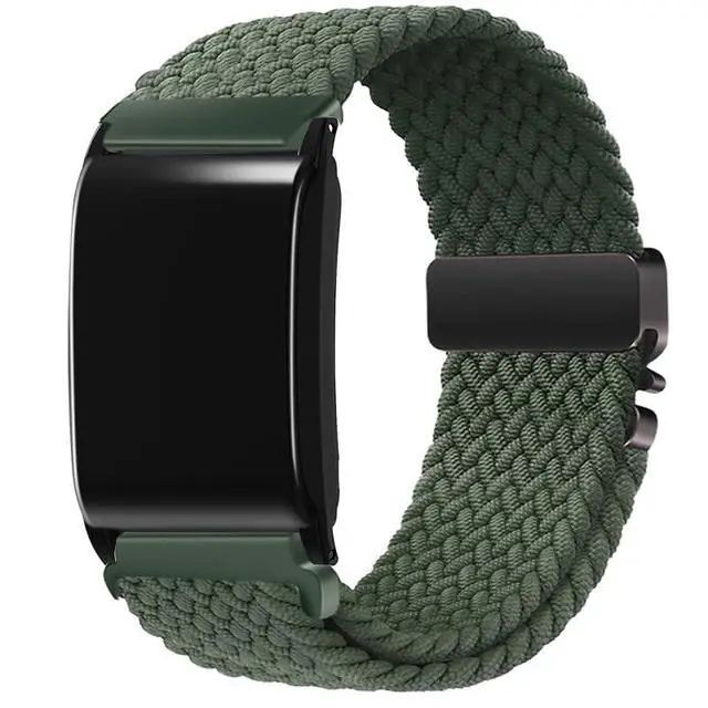 Alt view image 2 of 5 - Upgraded Nylon Weaving Strap for Whoop 5.0 & 4.0, Magnetic Clasp with Protective Shell, Breathable Sport Band for Fitness, Running, Sleep