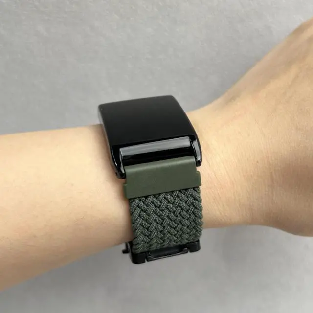 Alt view image 3 of 5 - Upgraded Nylon Weaving Strap for Whoop 5.0 & 4.0, Magnetic Clasp with Protective Shell, Breathable Sport Band for Fitness, Running, Sleep
