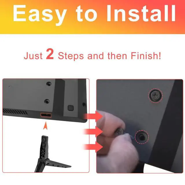 Alt view image 7 of 7 - Replacement Legs Only for Vizio TV Stand Legs D43FX-F4 D43N-E4 TV Base Stand We Listed, TV Stand for Vizio Replacement Legs with Screws Set, Easy to Install
