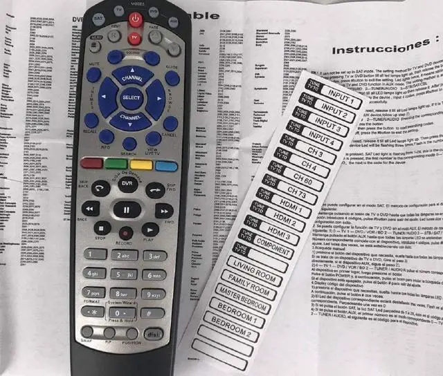Alt view image 3 of 5 - Dish Network 20.1 IR Learning Remote Control Compatible for Dish TV1 Universal Remote Control