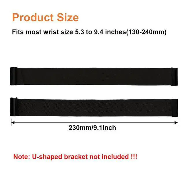 Alt view image 2 of 7 - Stretchy Bands Compatible for WHOOP 4.0 - Breathable Nylon Strap Wristband - Soft, Comfort, Durability, Breathable, Easy to Use and Adjustable