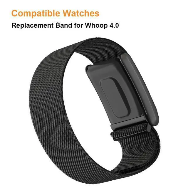 Alt view image 3 of 7 - Stretchy Bands Compatible for WHOOP 4.0 - Breathable Nylon Strap Wristband - Soft, Comfort, Durability, Breathable, Easy to Use and Adjustable