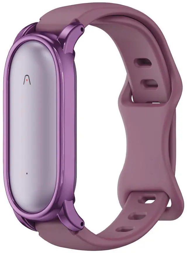 Main image of Silicone Wristband Compatible with Plaud NotePin Voice Recorder,PC Case with Adjustable Wearable Strap for Plaud NotePin S (2025),Lightweight Replacement Strap Secure Fit Accessories (Purple)