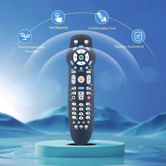 Alt view image 4 of 6 - Universal Replacement Compatible with Verizon Fios VZ P265v4 P265v5 RC TV STB Remote Control, for RC1445302/00B