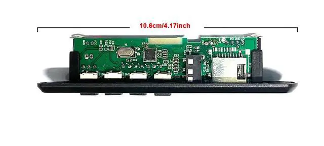 Alt view image 2 of 5 - Super Digital WAV Lossless decoding Board MP3 decoding Board Player with FM Radio 12V Power Supply