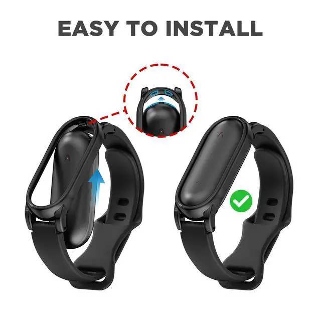 Alt view image 7 of 7 - Silicone Wristband Compatible with Plaud NotePin Voice Recorder,PC Case with Adjustable Wearable Strap for Plaud NotePin S (2025),Lightweight Replacement Strap Secure Fit Accessories (Black)