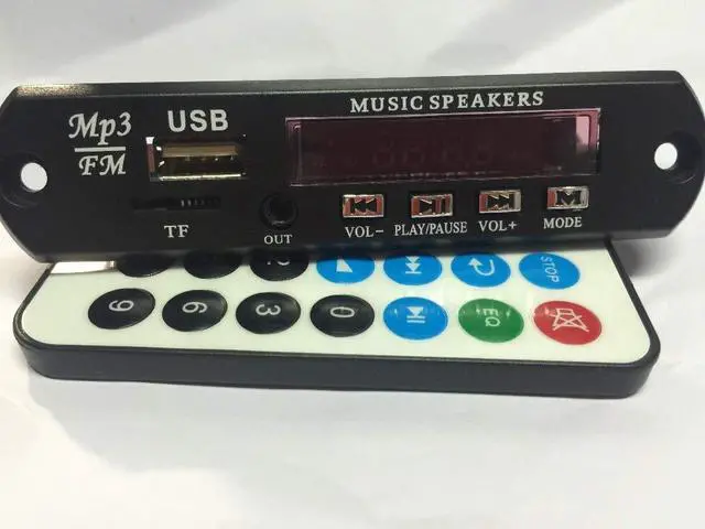 Alt view image 5 of 5 - Super Digital WAV Lossless decoding Board MP3 decoding Board Player with FM Radio 12V Power Supply