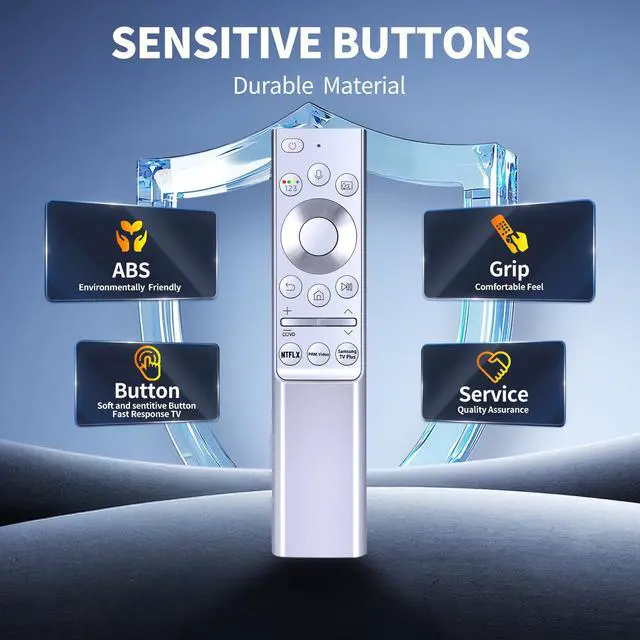 Alt view image 7 of 7 - BN59-01346A Replacement Voice Remote for Samsung The Terrace Partial Sun TV, Compatible Models QN75LST7TAFXZA QN65LST9TAFXZA QN55LST7TAFXZA QN75LST9TAFXZA QN65LST7TAFXZA QN55LST7TAF QN65LST7TAF