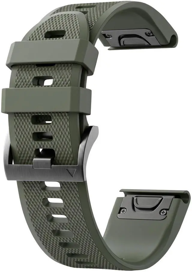 Main image of Waterproof Bands Compatible with Garmin Fenix 5 / Fenix 6 / Fenix 7 Watch Band, 22mm Soft Sports Replacement Wristbands for Fenix 8 Fenix E 47mm/Fenix 5 Plus/Fenix 6 Pro/Fenix 7 Pro
