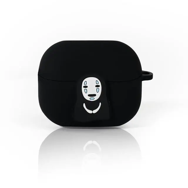 Alt view image 2 of 3 - Case for Samsung Galaxy Buds 3 and for Galaxy Buds 3 Pro Earbuds with Doll and Carabiner, Silicone Charging Shockproof Protective Cover with Cartoon Skin Design for Man Woman Teen (Faceless)