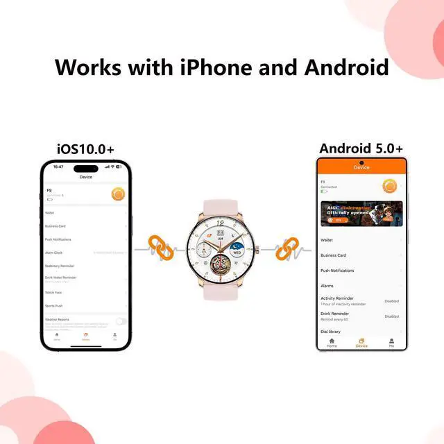 Alt view image 3 of 7 - 1.43 Women's Smart Watch, AMOLED Display, Work with Android/iPhone, Waterproof IP68, Long Battery Life, Fitness & Health Tracker, Heart Rate Monitor, Step Counter, Track Your Workout, Run and More