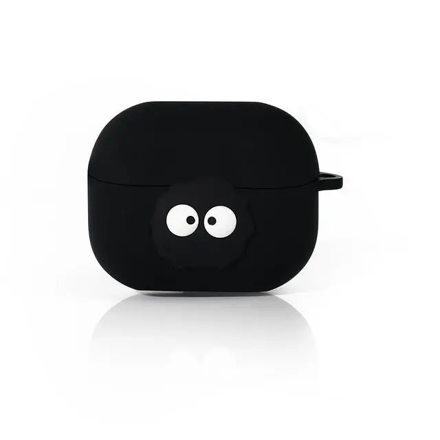 Alt view image 2 of 3 - Case for Samsung Galaxy Buds 3 and for Galaxy Buds 3 Pro Earbuds with Doll and Carabiner, Silicone Charging Shockproof Protective Cover with Cartoon Skin Design for Man Woman Teen