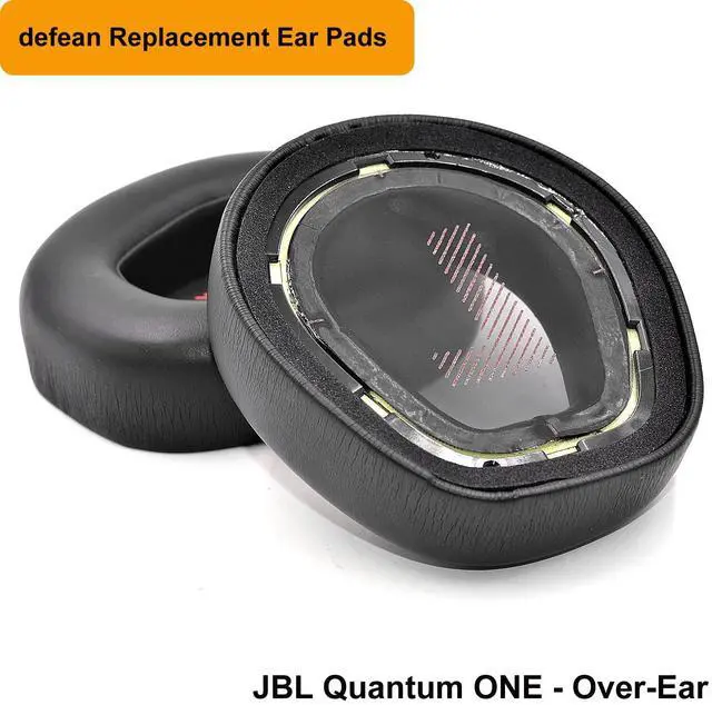 Alt view image 5 of 7 - Protein Leather Earpads for JBL Quantum ONE Headphone | Replacement Ear Pads for Quantum ONE/Q ONE / Q1 Softer Leather,High-Density Noise Cancelling Foam