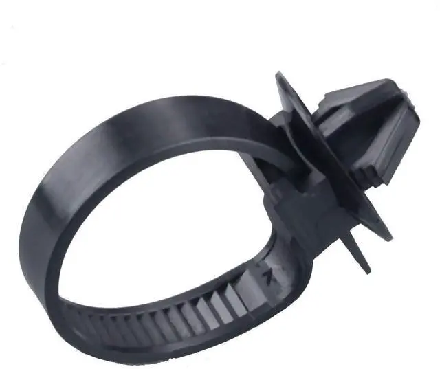 Main image of 30 Pcs Car Wire Tie Straps Nylon Push Mount Clips Cable Tie Fixed Clamps Fastening Zip Strap Self-locking Plastic Tie Wrap Fasteners Universal (Length:3-3/4" Width:3/8")